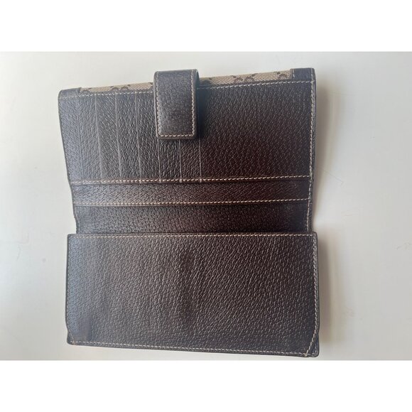 Gucci GG Double-Sided Long Wallet - Canvas & Leather - Picture 8 of 14